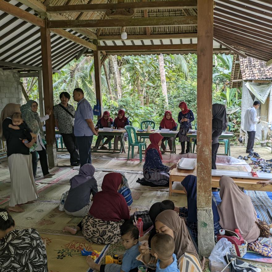 Posyandu Kaswari Padukuhan Anjir Terima Kunjungan dari Dinas Kesehatan